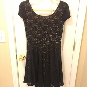 Gently Worn Black Lace Dress